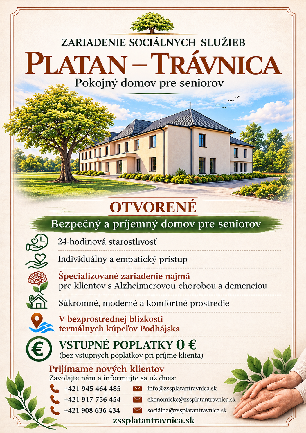 Zariadenie sociálnych služieb PLATAN Trávnica
